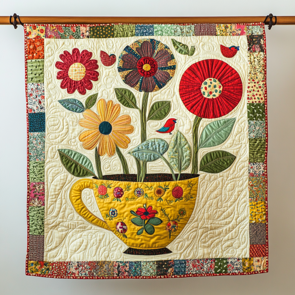 Cozy Bloom Quilted Blanket Sofa Throw Blanket Bird Gifts For Bird Lovers Cozy Bloom Quilted Blanket Sofa Throw Blanket Bird Gifts For Bird Lovers