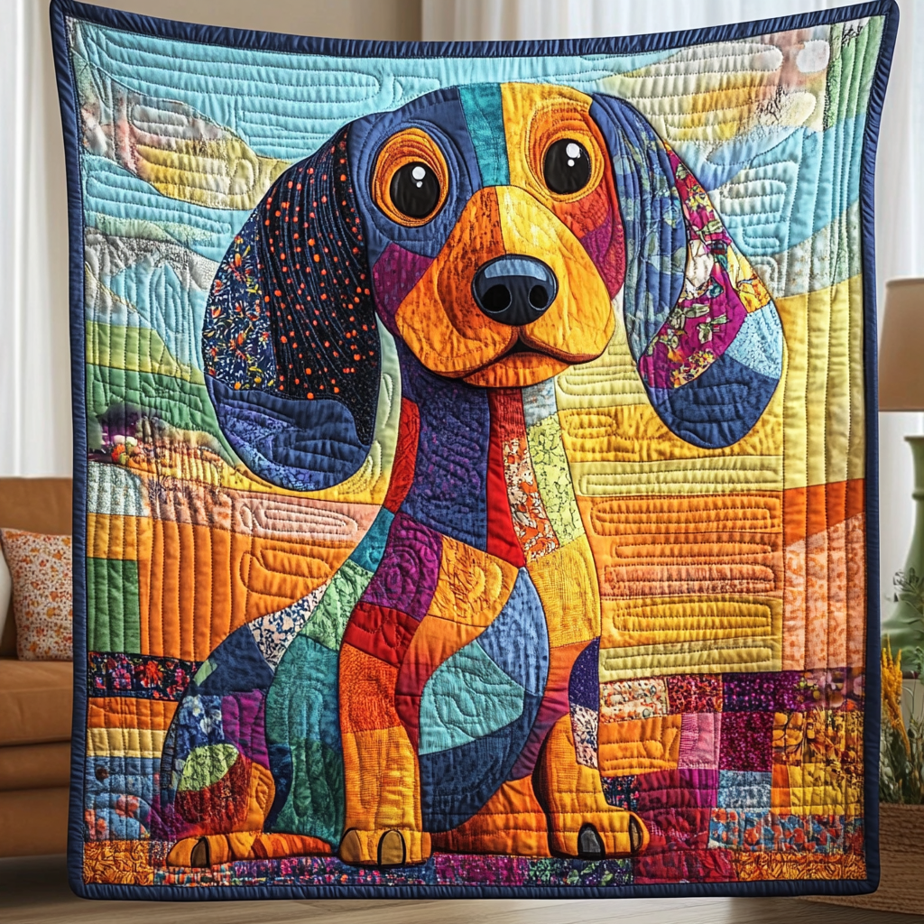 Cozy Canine Quilted Blanket Cute Throw Blanket Dachshund Xmas Gifts Cozy Canine Quilted Blanket Cute Throw Blanket Dachshund Xmas Gifts