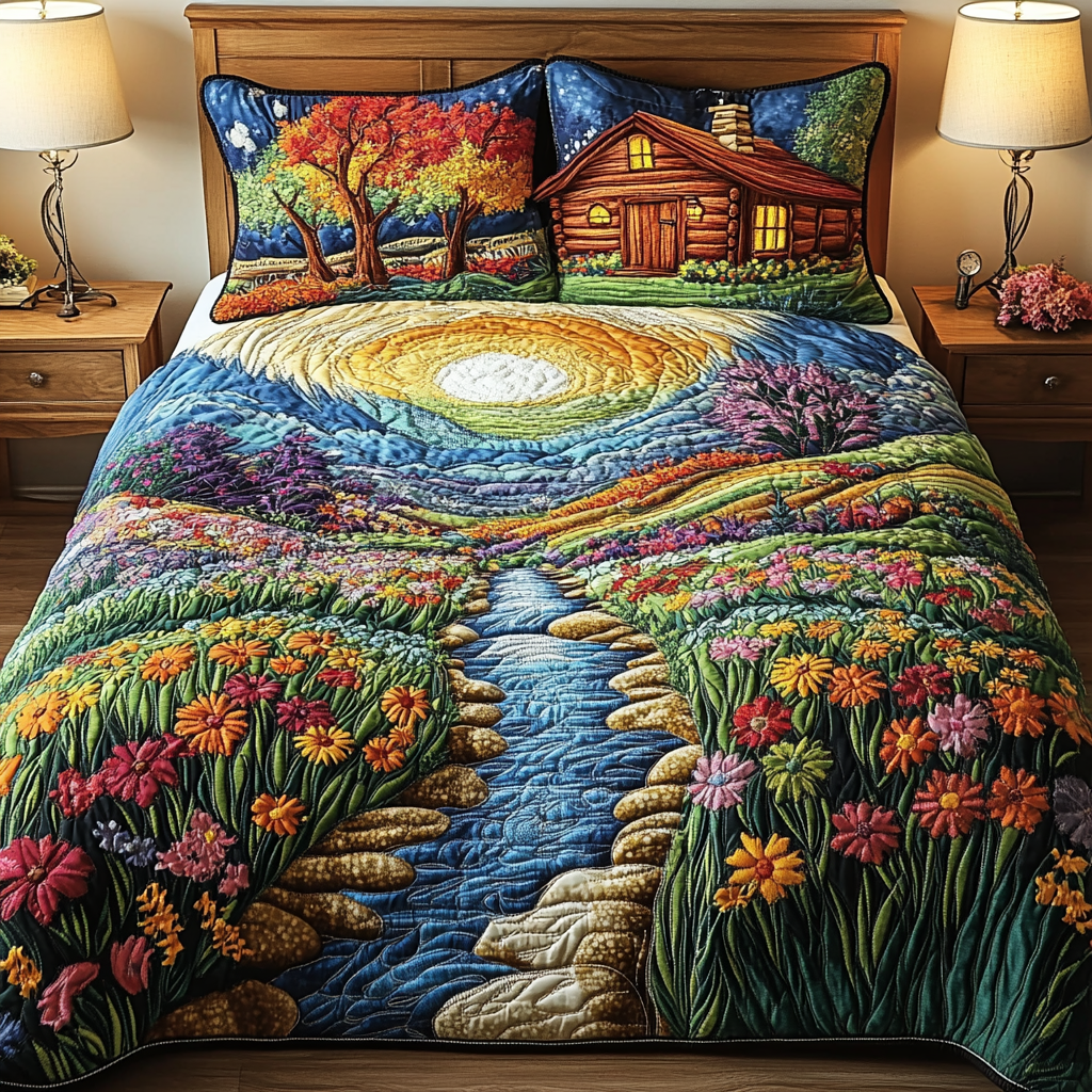 Cozy Retreat Quilted Bedding Set Duvet Cover Bed Sheet Set Best Gift As Secret Santa Cozy Retreat Quilted Bedding Set Duvet Cover Bed Sheet Set Best Gift As Secret Santa