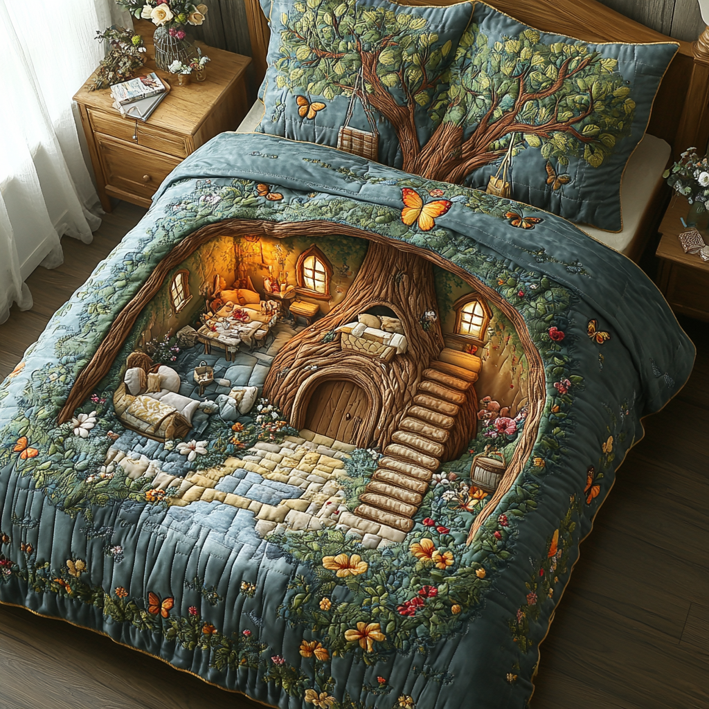Cozy Whimsy Quilted Bedding Set Duvet Cover Merch Mother In Law Christmas Gift Cozy Whimsy Quilted Bedding Set Duvet Cover Merch Mother In Law Christmas Gift