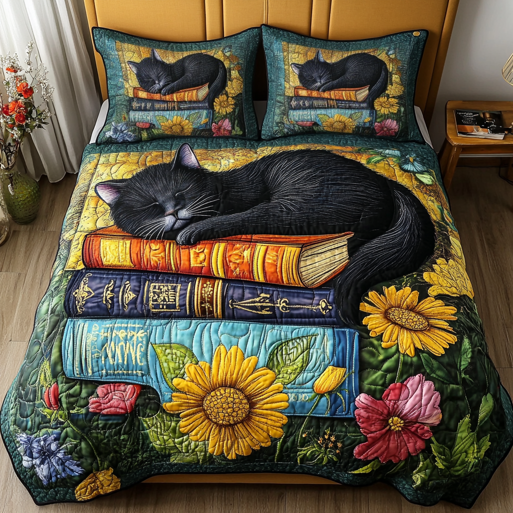 Cozy Whiskers Quilted Bedding Set Duvet Cover Bedspread Gift Ideas For Cat Owners Cozy Whiskers Quilted Bedding Set Duvet Cover Bedspread Gift Ideas For Cat Owners