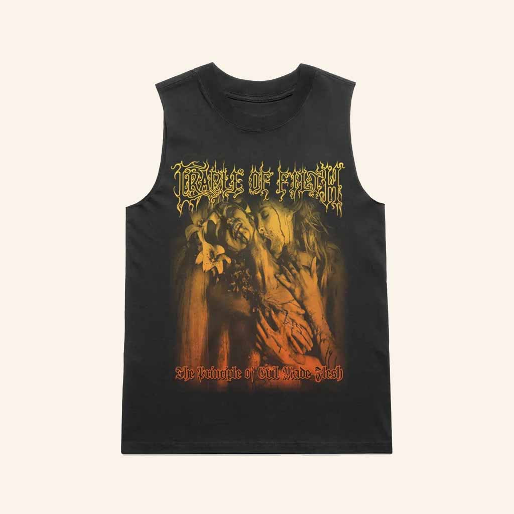 Cradle Of Filth Merch The Principle Of Evil Made Flesh Tank Top Horror Apparel Gifts Cradle Of Filth Merch The Principle Of Evil Made Flesh Tank Top Horror Apparel Gifts