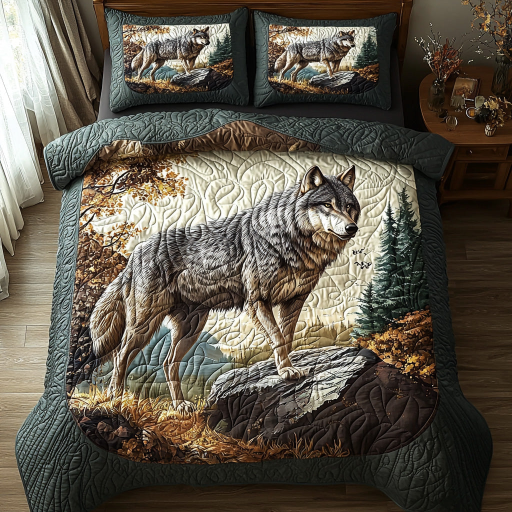 Crimson Howl Quilted Bedding Set Duvet Cover Bed Sheet Set Wolf Gifts For Adults Crimson Howl Quilted Bedding Set Duvet Cover Bed Sheet Set Wolf Gifts For Adults