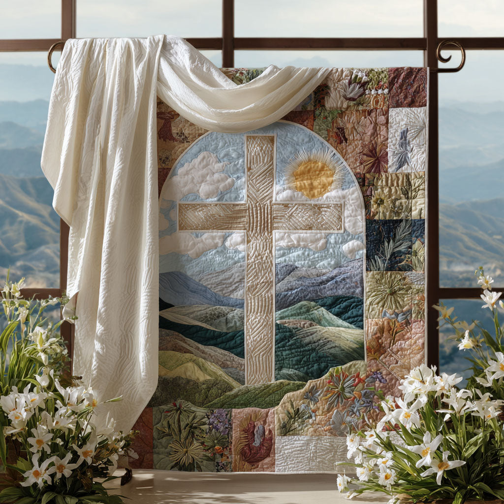 Cross of Faith Quilted Blanket Nice Throw Blanket Faith Based Gifts For Him Cross of Faith Quilted Blanket Nice Throw Blanket Faith Based Gifts For Him