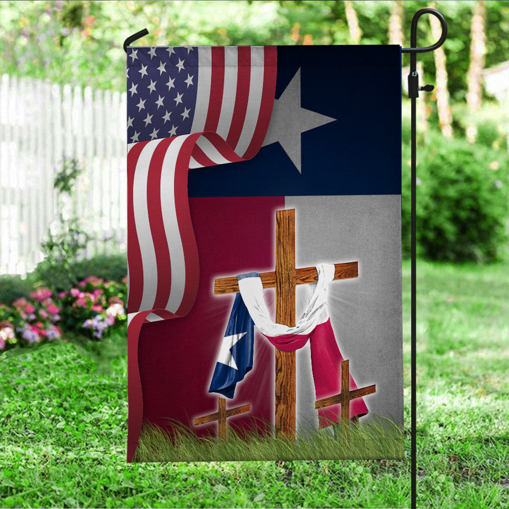 Cross Texas And American Flag US State Of Texas Patriotic Garden Flags Indoor Outdoor Cross Texas And American Flag US State Of Texas Patriotic Garden Flags Indoor Outdoor