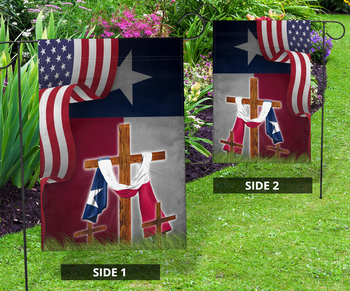 Cross Texas And American Flag US State Of Texas Patriotic Garden Flags Indoor Outdoor Cross Texas And American Flag US State Of Texas Patriotic Garden Flags Indoor Outdoor