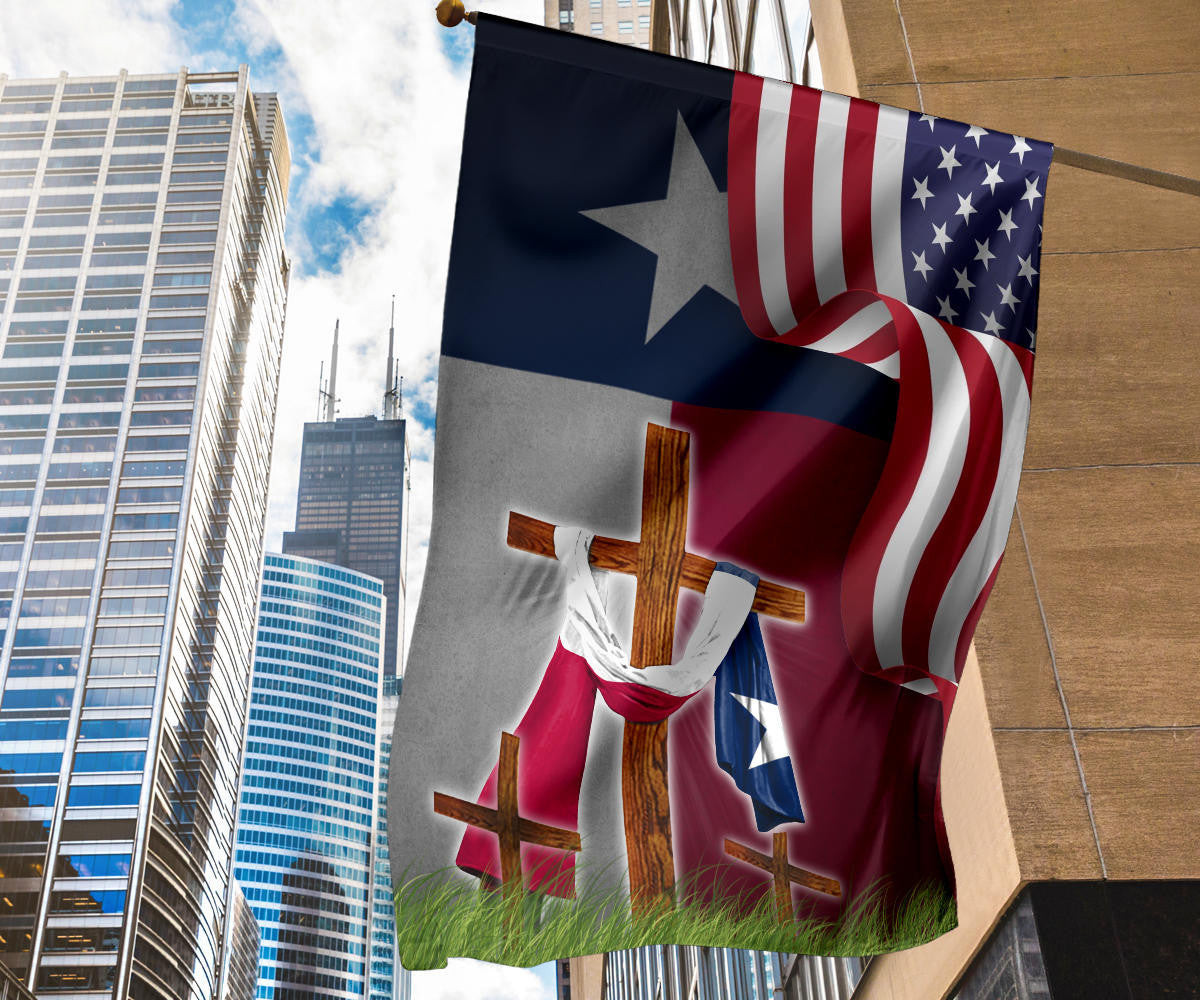 Cross Texas And American Flag US State Of Texas Patriotic Garden Flags Indoor Outdoor Cross Texas And American Flag US State Of Texas Patriotic Garden Flags Indoor Outdoor