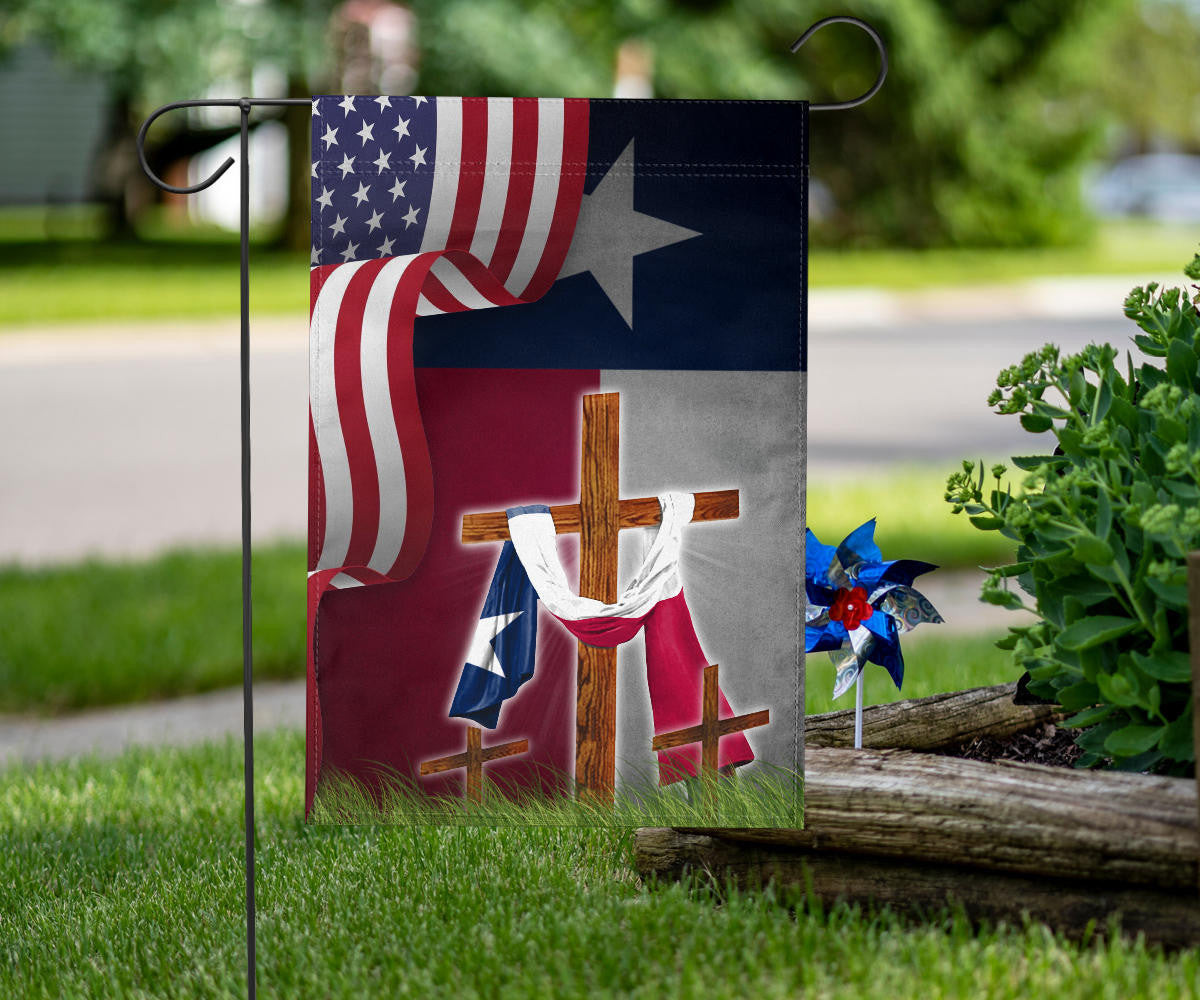 Cross Texas And American Flag US State Of Texas Patriotic Garden Flags Indoor Outdoor Cross Texas And American Flag US State Of Texas Patriotic Garden Flags Indoor Outdoor