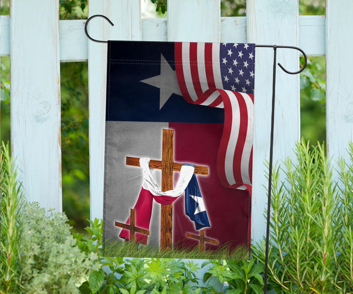 Cross Texas And American Flag US State Of Texas Patriotic Garden Flags Indoor Outdoor Cross Texas And American Flag US State Of Texas Patriotic Garden Flags Indoor Outdoor