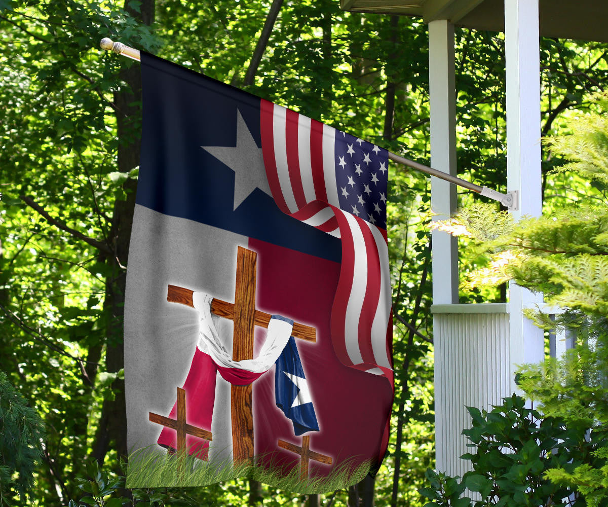 Cross Texas And American Flag US State Of Texas Patriotic Garden Flags Indoor Outdoor Cross Texas And American Flag US State Of Texas Patriotic Garden Flags Indoor Outdoor
