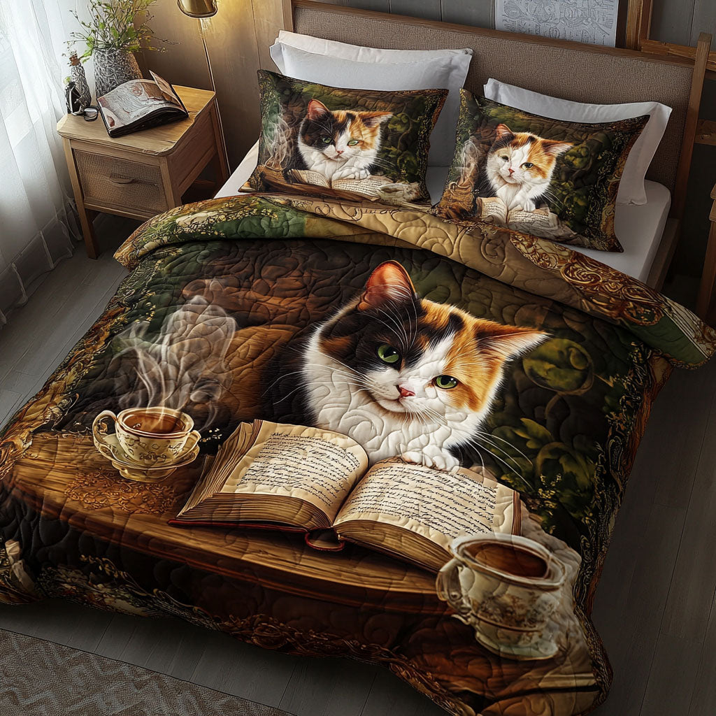 Curled Up Reads Quilted Bedding Set Duvet Cover Bed Sheet Set Great Cat Gifts Curled Up Reads Quilted Bedding Set Duvet Cover Bed Sheet Set Great Cat Gifts