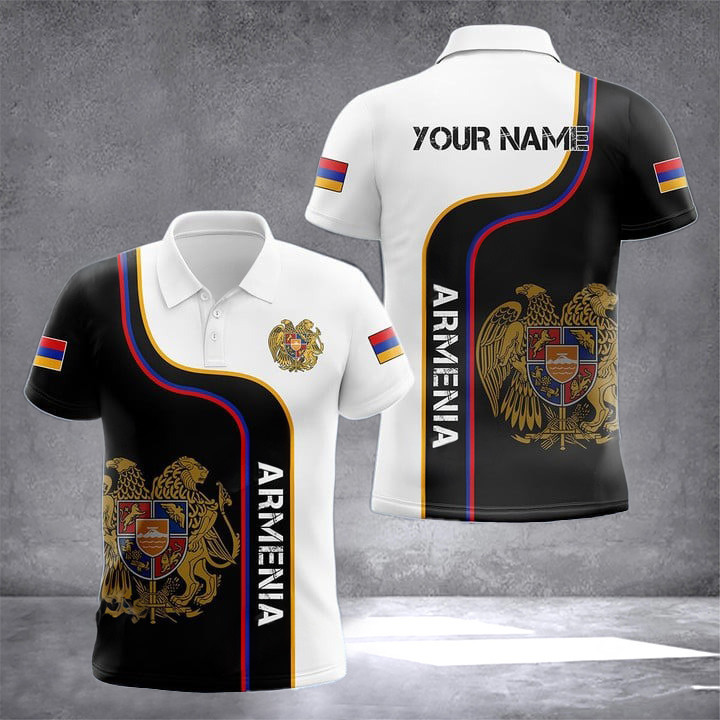 Custom Armenia Coat Of Arms Polo Shirt Armenian Clothes Online Gifts For Armenians Custom Armenia Coat Of Arms Polo Shirt Armenian Clothes Online Gifts For Armenians