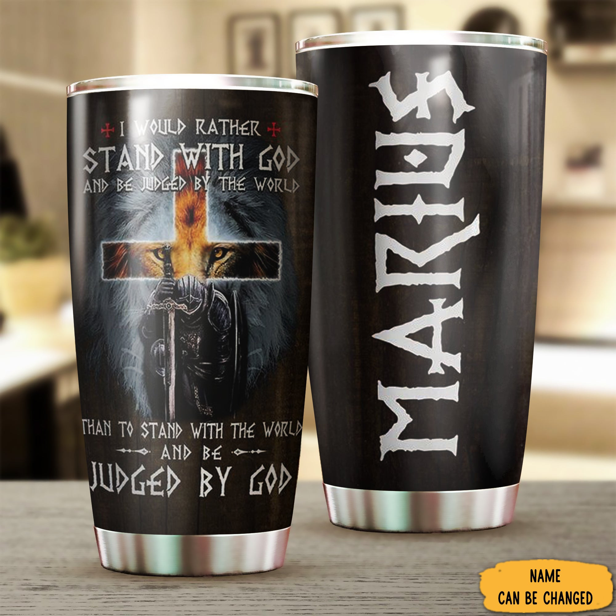 Custom I Would Rather Stand With God And Be Judged By The World Tumbler Gifts For Christian Custom I Would Rather Stand With God And Be Judged By The World Tumbler Gifts For Christian