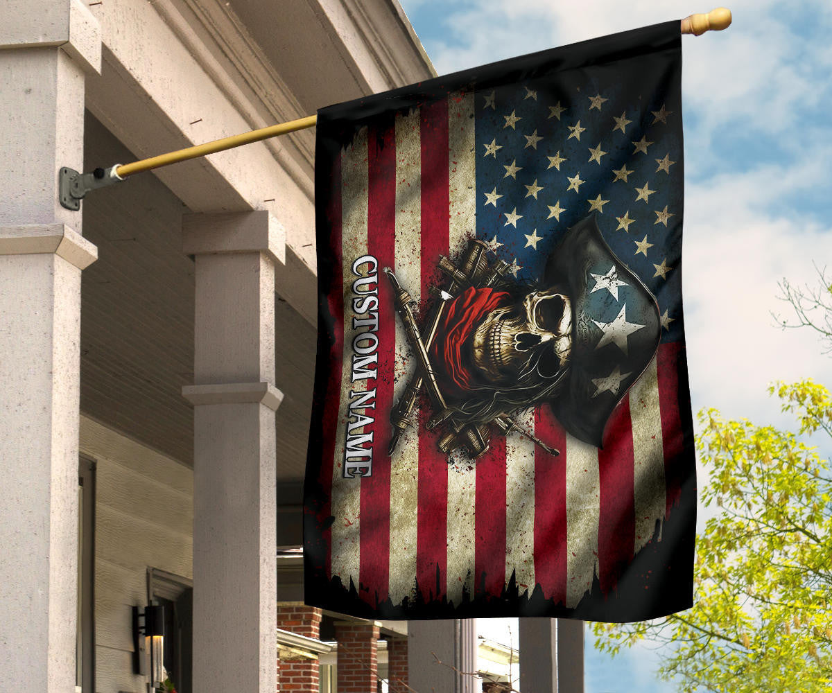Custom Pirate Skull American Flag Vintage Old Pirate Skull And Crossbones Flag Outdoor Hanging Custom Pirate Skull American Flag Vintage Old Pirate Skull And Crossbones Flag Outdoor Hanging