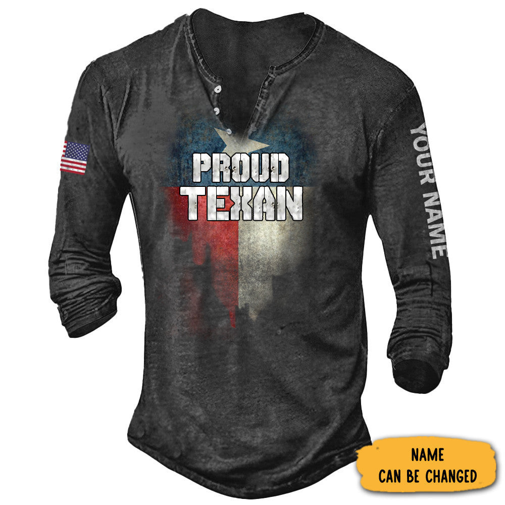 Custom Texas Flag Long Sleevee Shirt Pround Texas Shirt American Flag Shirt Custom Texas Flag Long Sleevee Shirt Pround Texas Shirt American Flag Shirt