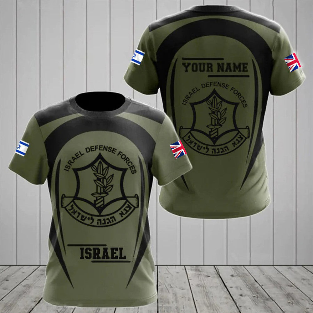 Custom UK Stand With Israel T-Shirt Israel Defense Forces Shirt Gifts For Supporters Custom UK Stand With Israel T-Shirt Israel Defense Forces Shirt Gifts For Supporters