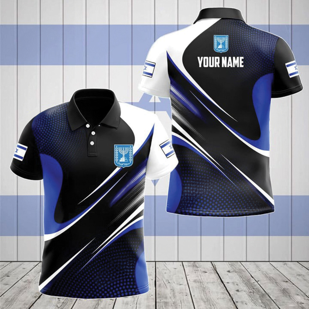 Customized I Stand With You Israel Polo Shirt Israel Coat Of Arms Clothing Gifts For Jewish Customized I Stand With You Israel Polo Shirt Israel Coat Of Arms Clothing Gifts For Jewish