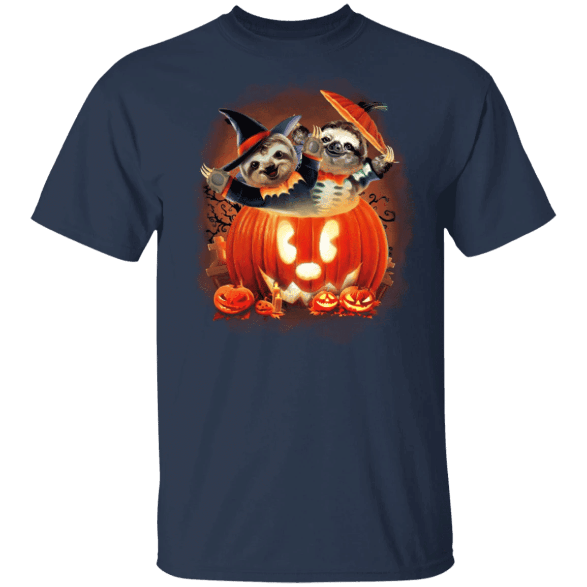 Cute Sloth Pumpkin Shirt Best Halloween Costumes Gift For Boyfriend Cute Sloth Pumpkin Shirt Best Halloween Costumes Gift For Boyfriend