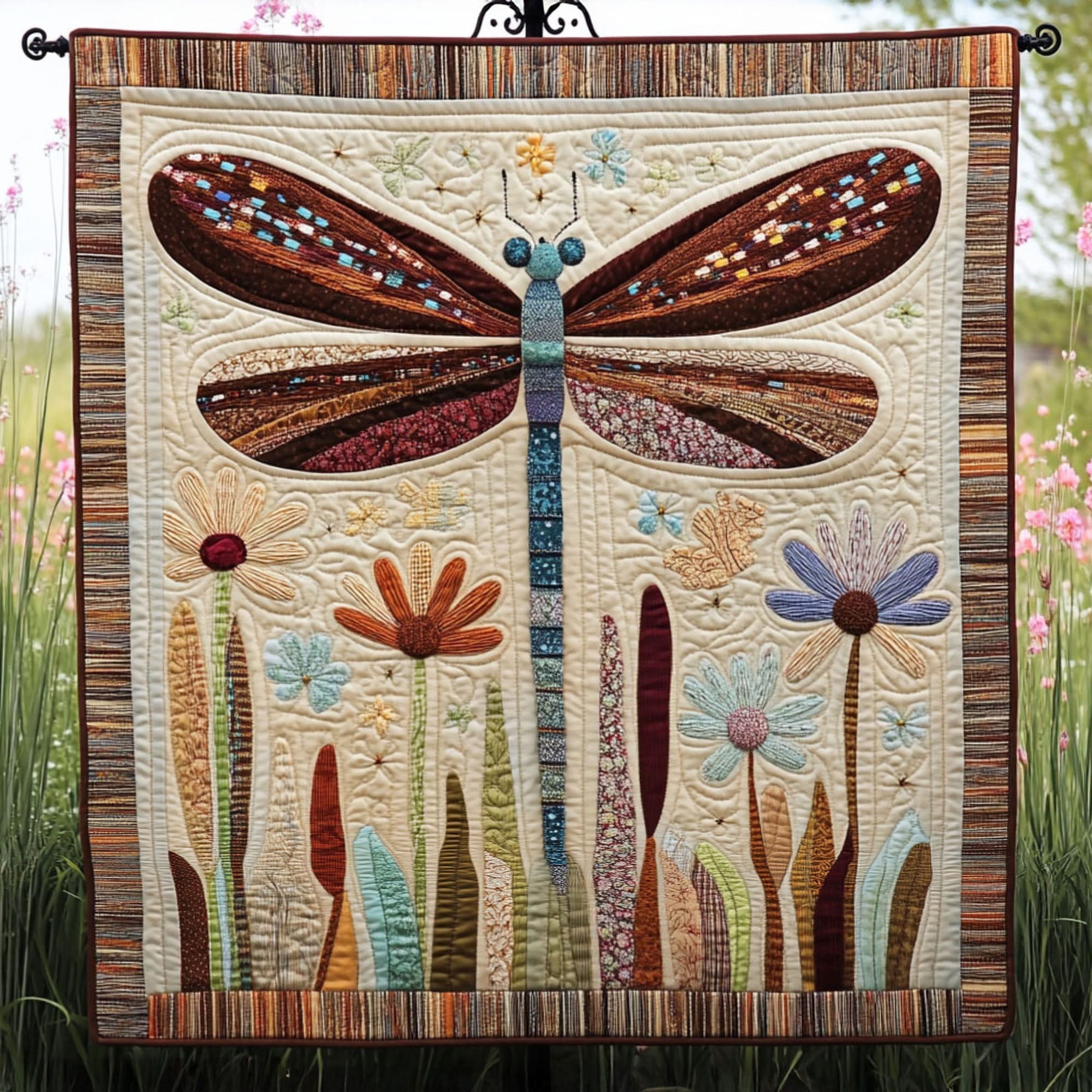 Dancing in the Breeze Quilted Blanket Sofa Throw Blanket Presents For Dragonfly Lovers Women Dancing in the Breeze Quilted Blanket Sofa Throw Blanket Presents For Dragonfly Lovers Women