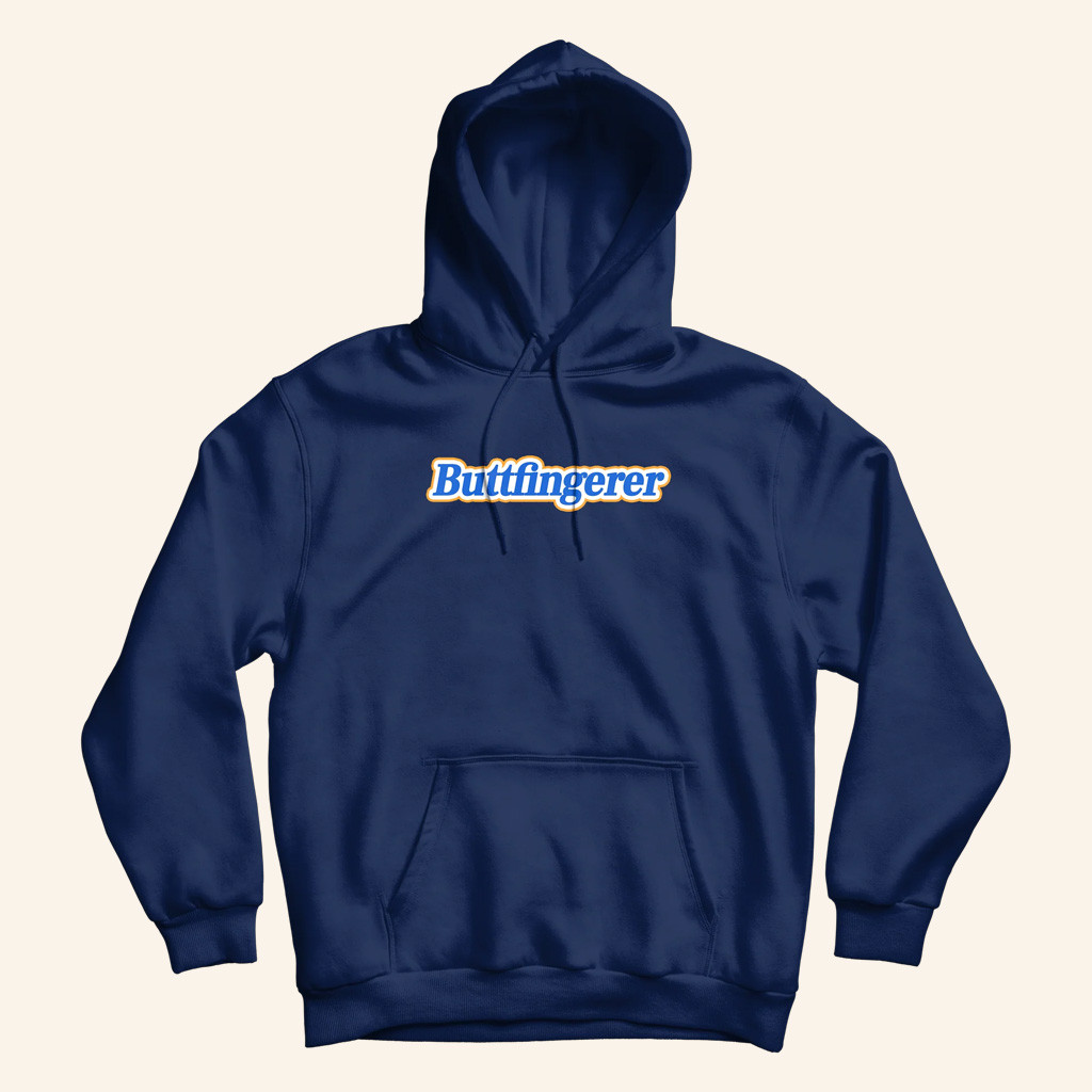 Danny Duncan Merch Buttfingerer Navy Hoodie Birthday Gift For Friends Danny Duncan Merch Buttfingerer Navy Hoodie Birthday Gift For Friends