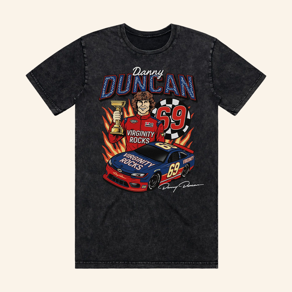Danny Duncan Merch Danny Duncan Racer Vintage Wash T-Shirt Present For Husband Danny Duncan Merch Danny Duncan Racer Vintage Wash T-Shirt Present For Husband