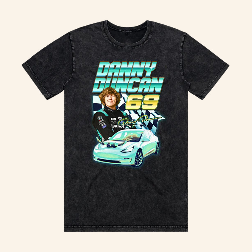 Danny Duncan Merch Danny Duncan Racing Vintage Wash T-Shirt Present For Dad Danny Duncan Merch Danny Duncan Racing Vintage Wash T-Shirt Present For Dad