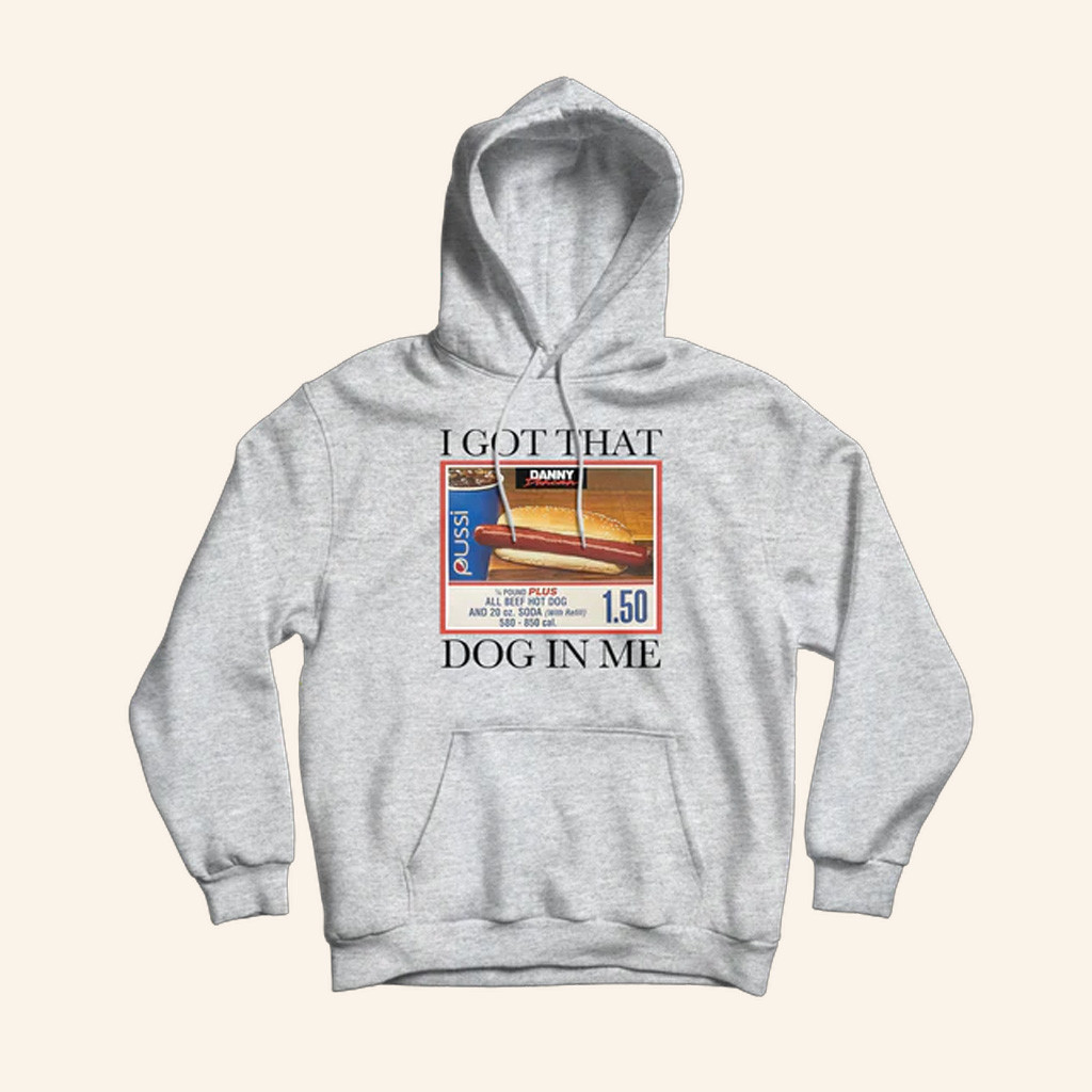 Danny Duncan Merch I Got That Dog In Me Grey Hoodie Husband Christmas Gift Ideas