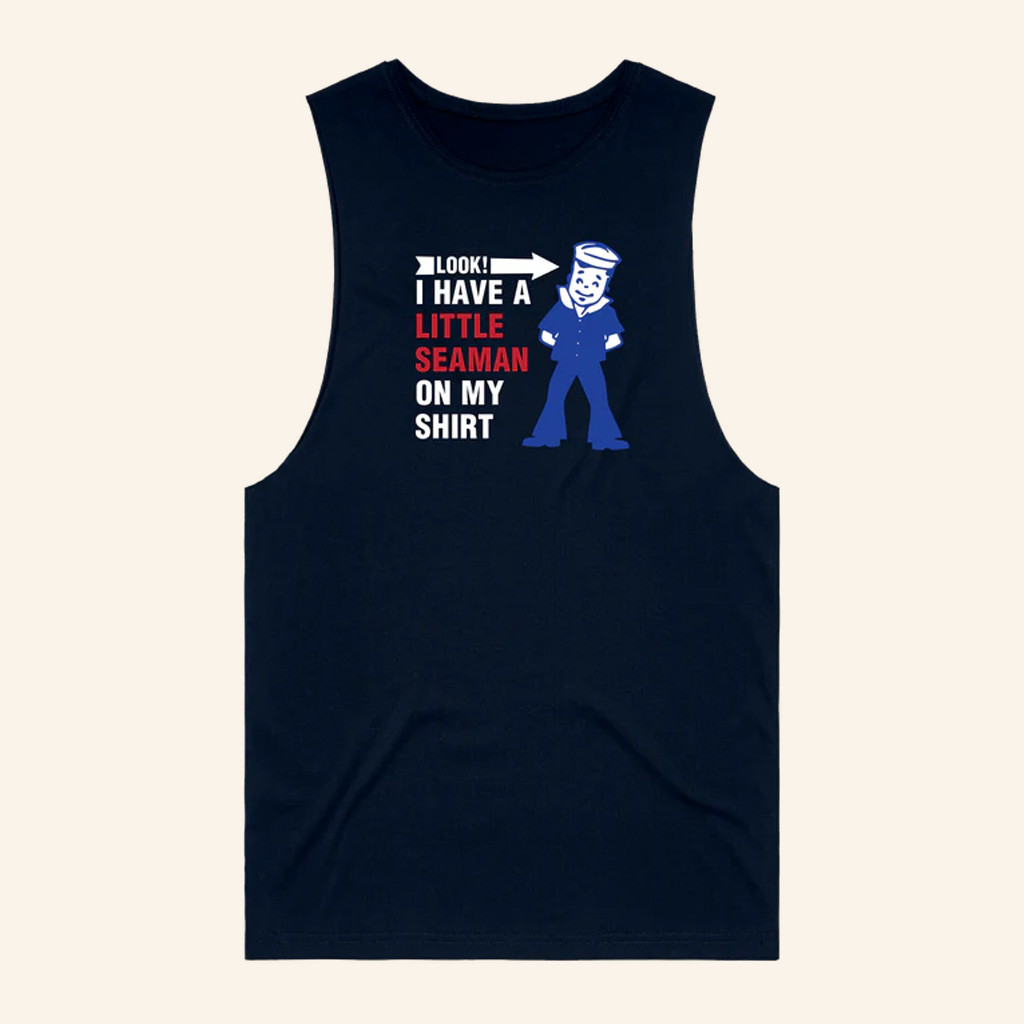 Danny Duncan Merch Little Seaman Navy Sleeveless Tank Birthday Gifts For Boyfriend Danny Duncan Merch Little Seaman Navy Sleeveless Tank Birthday Gifts For Boyfriend
