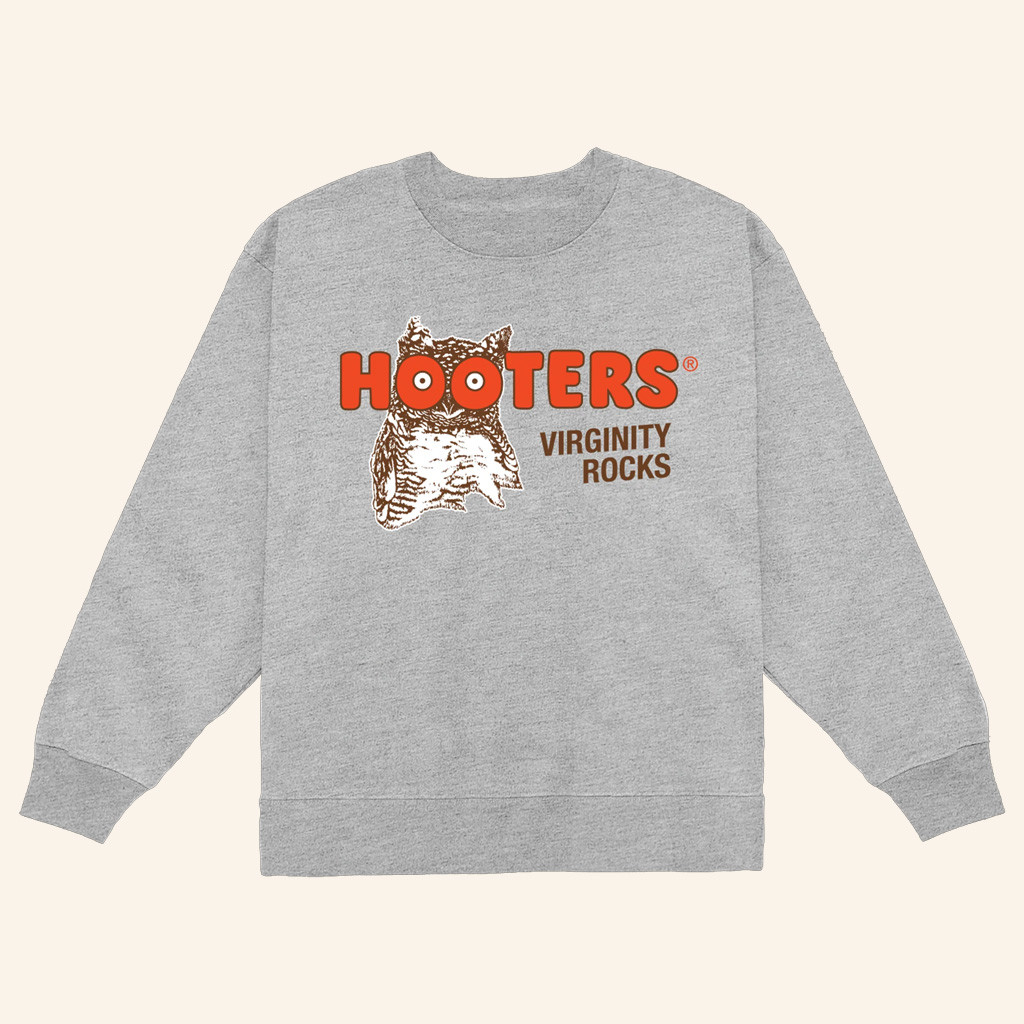 Danny Duncan Merch Virginity Rocks x Hooters Sweatshirt Christmas Gifts For Friends Danny Duncan Merch Virginity Rocks x Hooters Sweatshirt Christmas Gifts For Friends