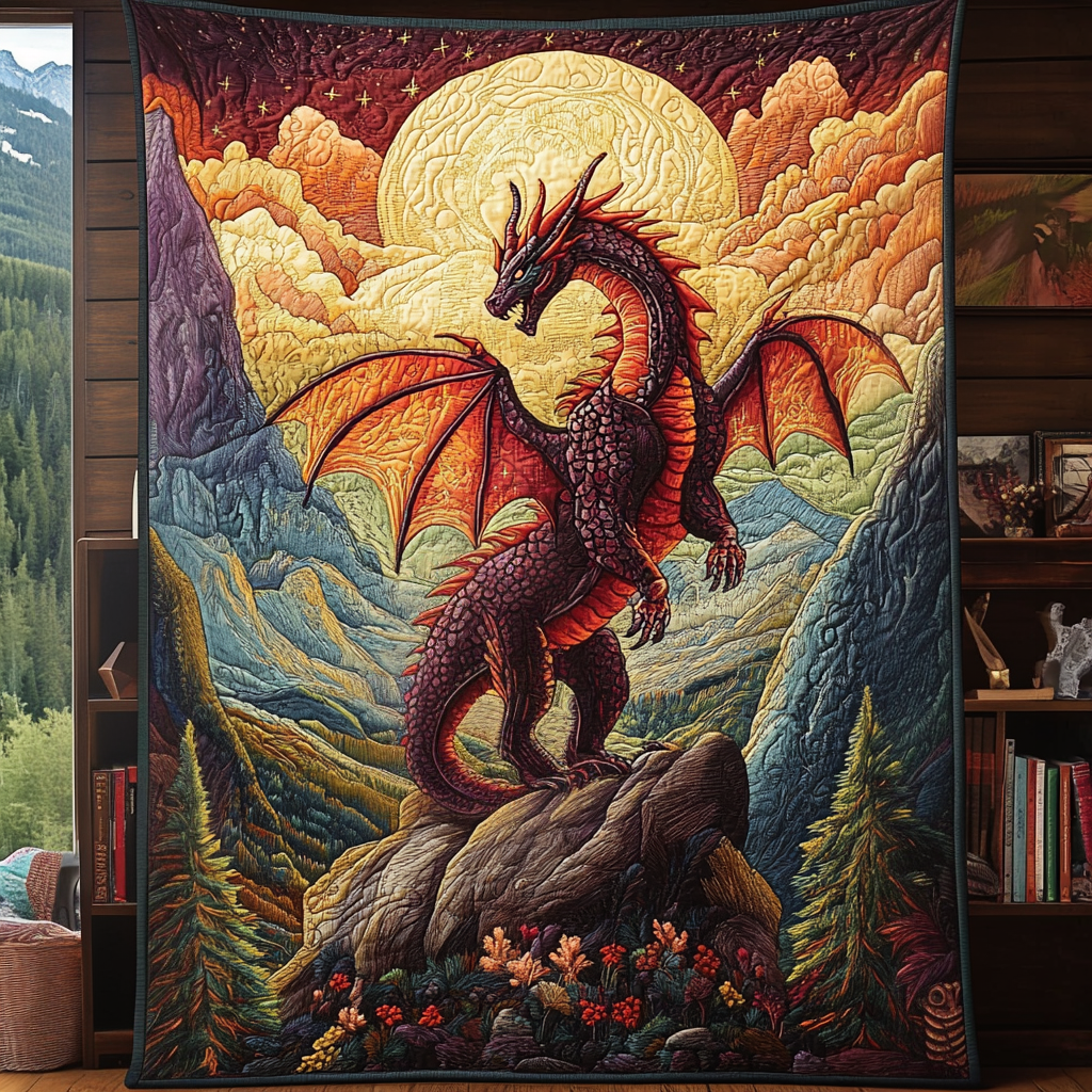 Dark Ember Quilted Blanket Sofa Throw Blanket Novelty Dragon Gifts Dark Ember Quilted Blanket Sofa Throw Blanket Novelty Dragon Gifts