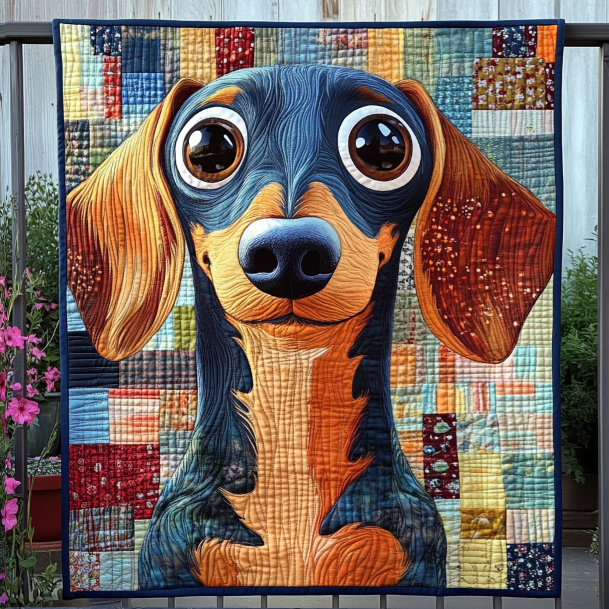 Dashing Dachshund Quilted Blanket Sofa Throw Blanket Dachshund Products Merchandise Dashing Dachshund Quilted Blanket Sofa Throw Blanket Dachshund Products Merchandise