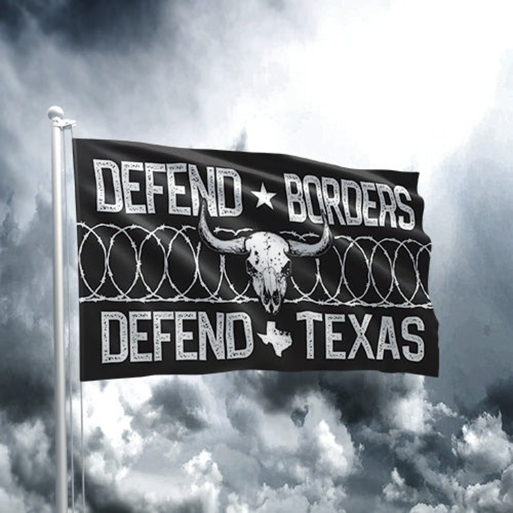 Defend Borders Defend Texas Flag Come And Take It Barbed Wire Flag Pro Texas Longhorns Merch Defend Borders Defend Texas Flag Come And Take It Barbed Wire Flag Pro Texas Longhorns Merch