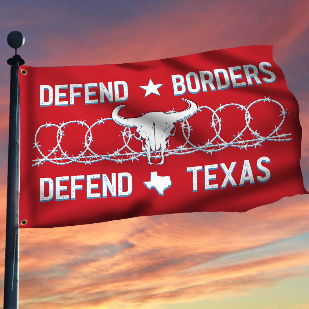 Defend Borders Defend Texas Flag Come And Take It Razor Wire Flag Texas Longhorns Merch Defend Borders Defend Texas Flag Come And Take It Razor Wire Flag Texas Longhorns Merch