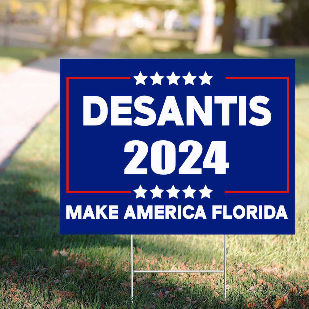 Desantis 2024 Make America Florida Yard Sign Ron Desantis For President 2024 Lawn Sign Decor Desantis 2024 Make America Florida Yard Sign Ron Desantis For President 2024 Lawn Sign Decor