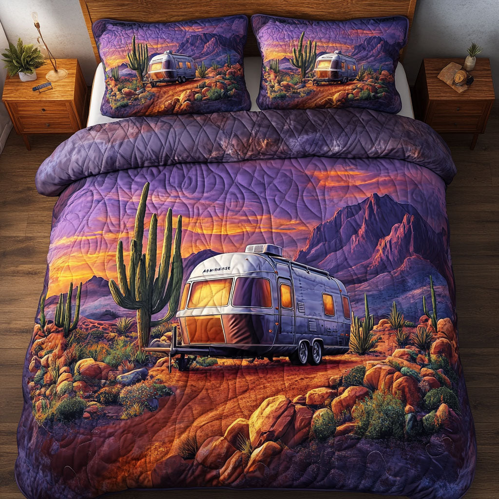 Desert Road Quilted Bedding Set Duvet Cover Bedspread Best Camping Gifts For Dad Father's Day Christmas Desert Road Quilted Bedding Set Duvet Cover Bedspread Best Camping Gifts For Dad Father's Day Christmas