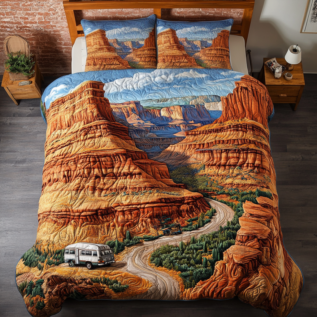 Desert Trail Quilted Bedding Set Duvet Cover Bedspread Cactus Inspired Gifts Desert Trail Quilted Bedding Set Duvet Cover Bedspread Cactus Inspired Gifts