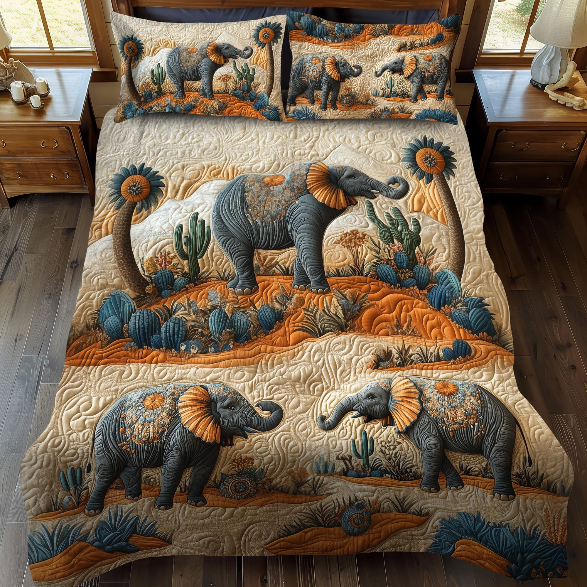 Desert Walker Quilted Bedding Set Duvet Cover Merch Best Cactus Gifts Desert Walker Quilted Bedding Set Duvet Cover Merch Best Cactus Gifts