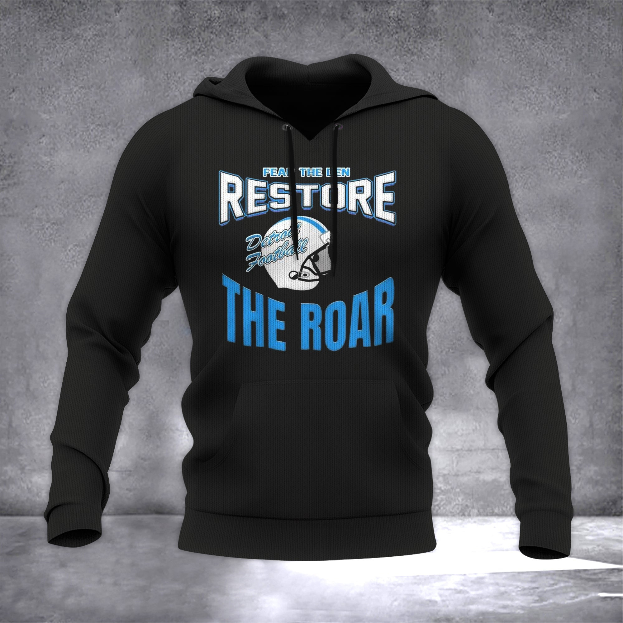 Detroit Restore The Roar Hoodie Clothing Gifts For Detroit Football Lovers Detroit Restore The Roar Hoodie Clothing Gifts For Detroit Football Lovers