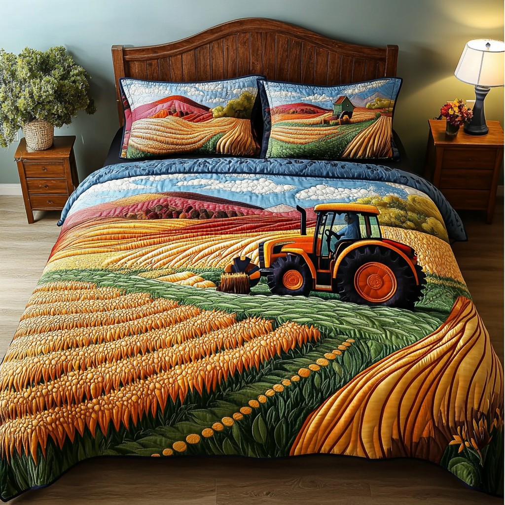Diesel Torque Quilted Bedding Set Duvet Cover Bedspread Tractor Themed Gifts For Adults Diesel Torque Quilted Bedding Set Duvet Cover Bedspread Tractor Themed Gifts For Adults