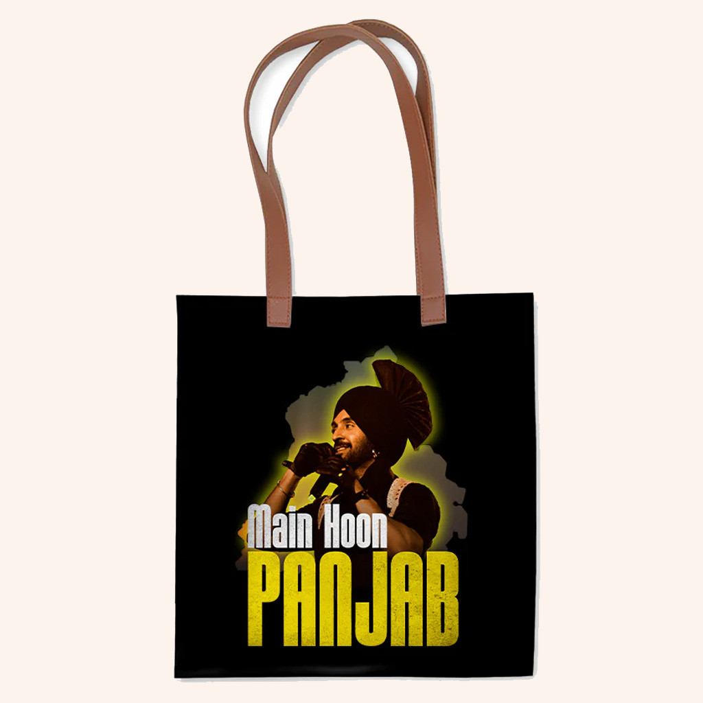 Diljit Dosanjh Merch Main Hoon Panjab Tote Bag Best Gift For Sister Diljit Dosanjh Merch Main Hoon Panjab Tote Bag Best Gift For Sister