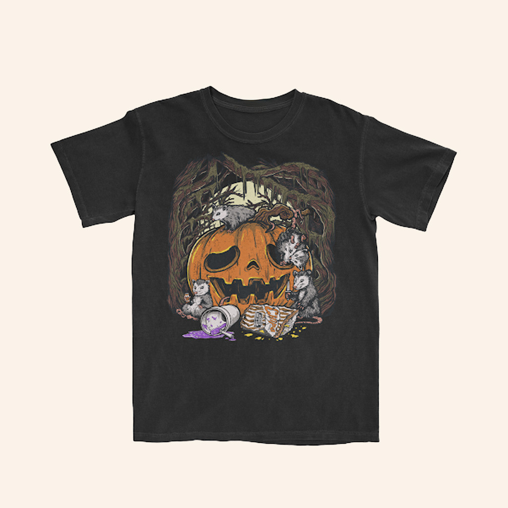 Dirty Coast Merch Halloween Tricks T-Shirt Spooky Pumpkin Shirt Gifts For Brother