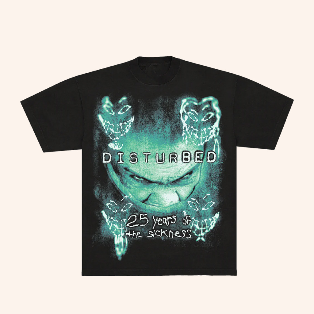 Disturbed Merch 25 Years Of The Sickness T-Shirt Christmas Ideas For Husband Disturbed Merch 25 Years Of The Sickness T-Shirt Christmas Ideas For Husband