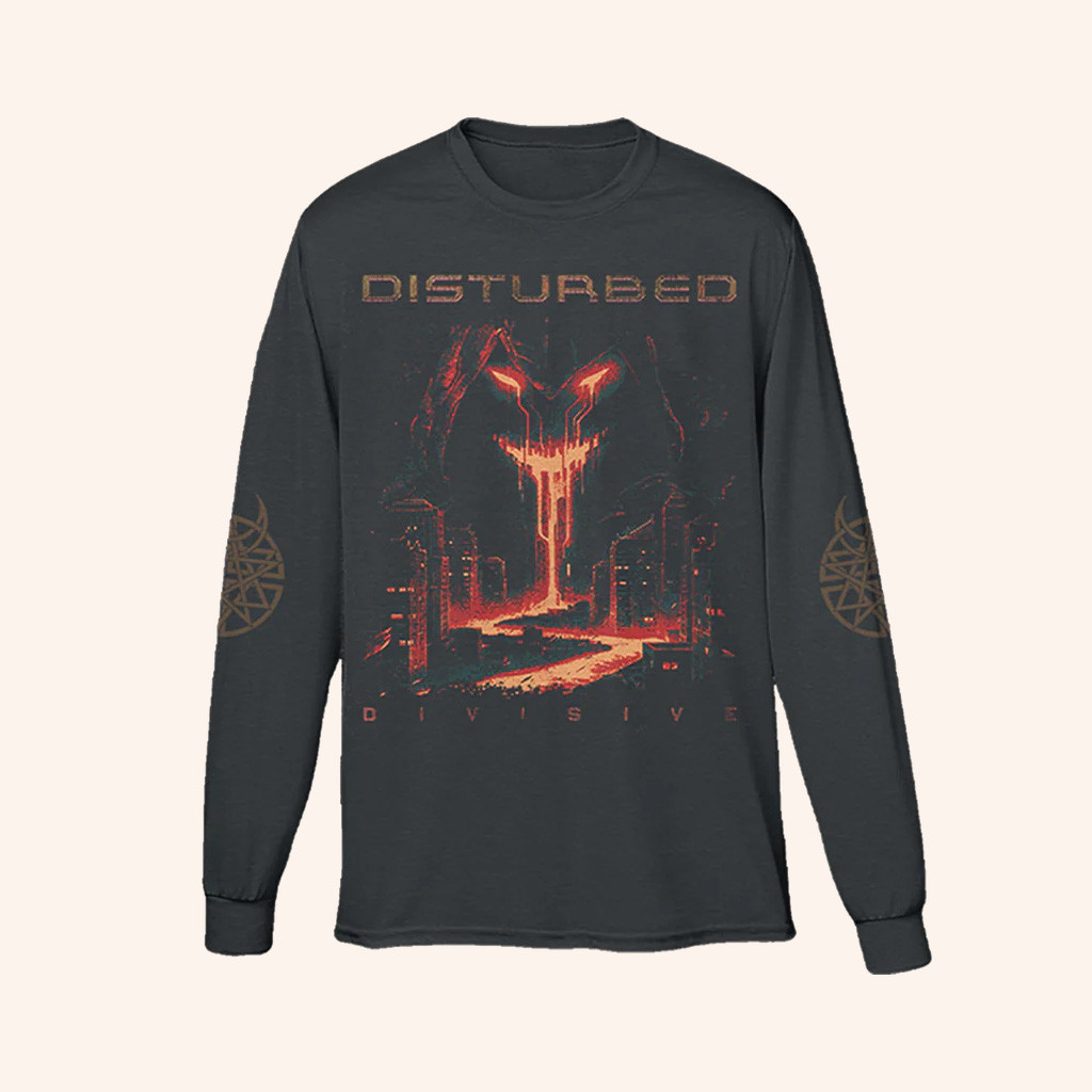 Disturbed Merch Disturbed Divisive Long Sleeve T-Shirt Gifts For Music Lovers Disturbed Merch Disturbed Divisive Long Sleeve T-Shirt Gifts For Music Lovers