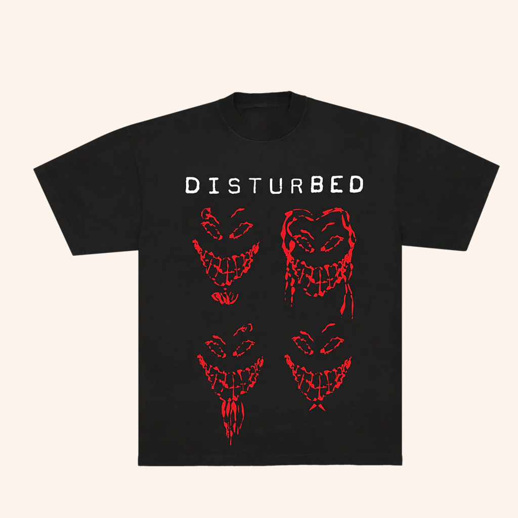 Disturbed Merch The Sickness Faces T-Shirt Presents For Music Lovers Disturbed Merch The Sickness Faces T-Shirt Presents For Music Lovers