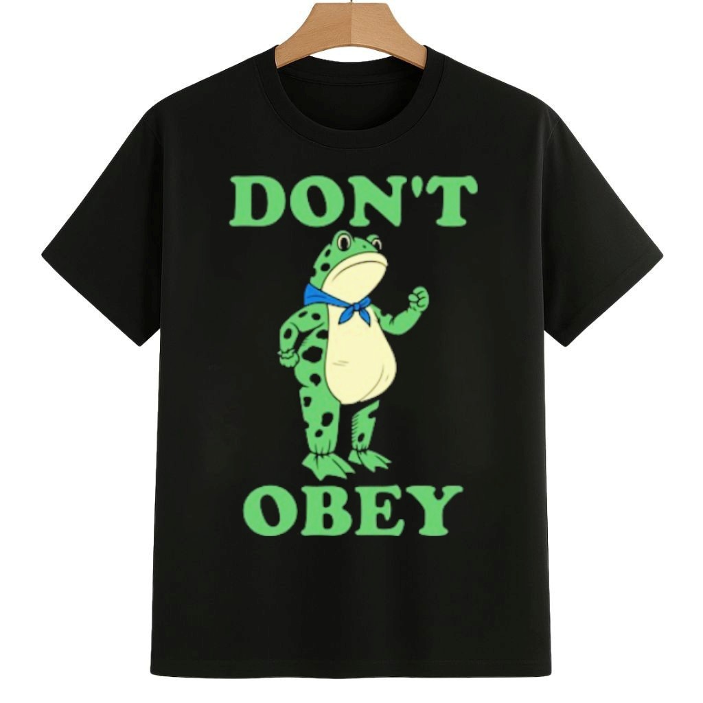 Don't Obey Portland Frog Resistance Anti ICE Shirt No Kings 8647 Movement Merch Don't Obey Portland Frog Resistance Anti ICE Shirt No Kings 8647 Movement Merch