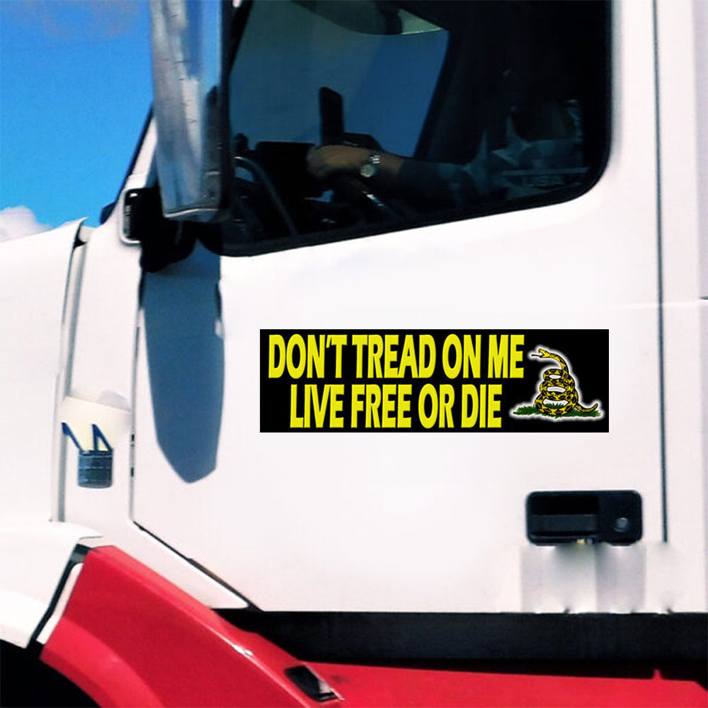 Dont Tread On Me Live Free Or Die Car Stickers Gadsden Flag Snake Car Decal Gifts For Patriots Dont Tread On Me Live Free Or Die Car Stickers Gadsden Flag Snake Car Decal Gifts For Patriots