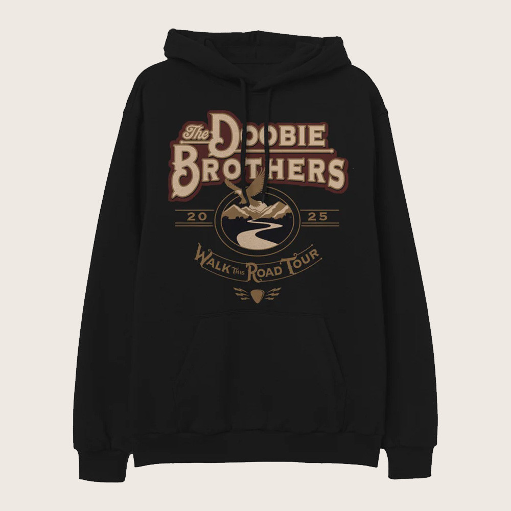 Doobie Brothers Merch Walk This Road 2025 Tour Hoodie Cool Gifts For Music Lovers Doobie Brothers Merch Walk This Road 2025 Tour Hoodie Cool Gifts For Music Lovers