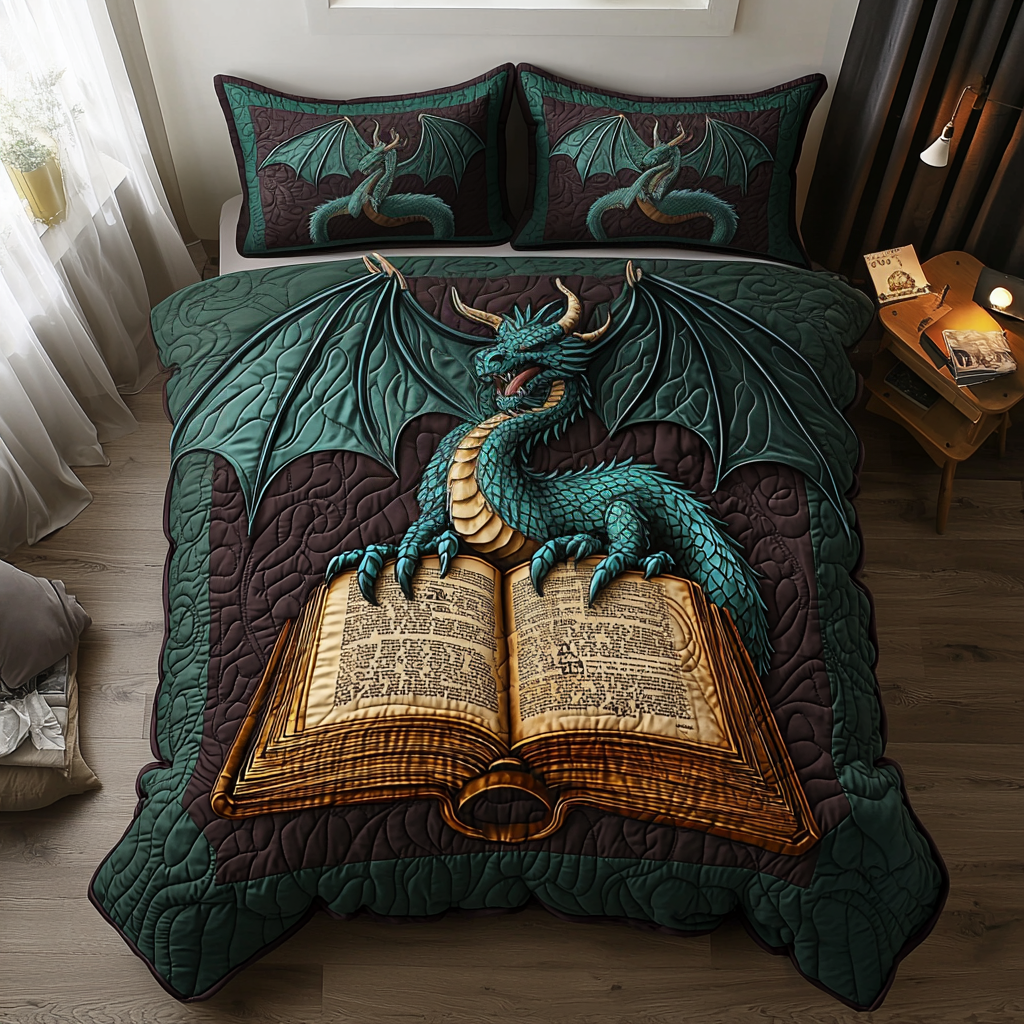 Dragon Gothic Book Quilted Bedding Set Duvet Cover Bedspreads Dragon Gifts For 10 Year Olds Dragon Gothic Book Quilted Bedding Set Duvet Cover Bedspreads Dragon Gifts For 10 Year Olds