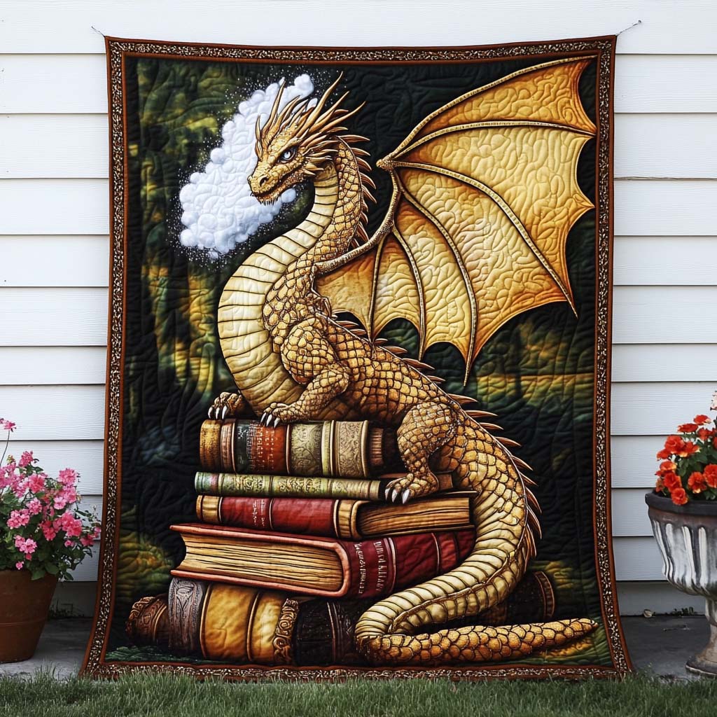 Dragon Oath Quilted Blanket Nice Throw Blanket Dragon Items For Lovers Dragon Oath Quilted Blanket Nice Throw Blanket Dragon Items For Lovers