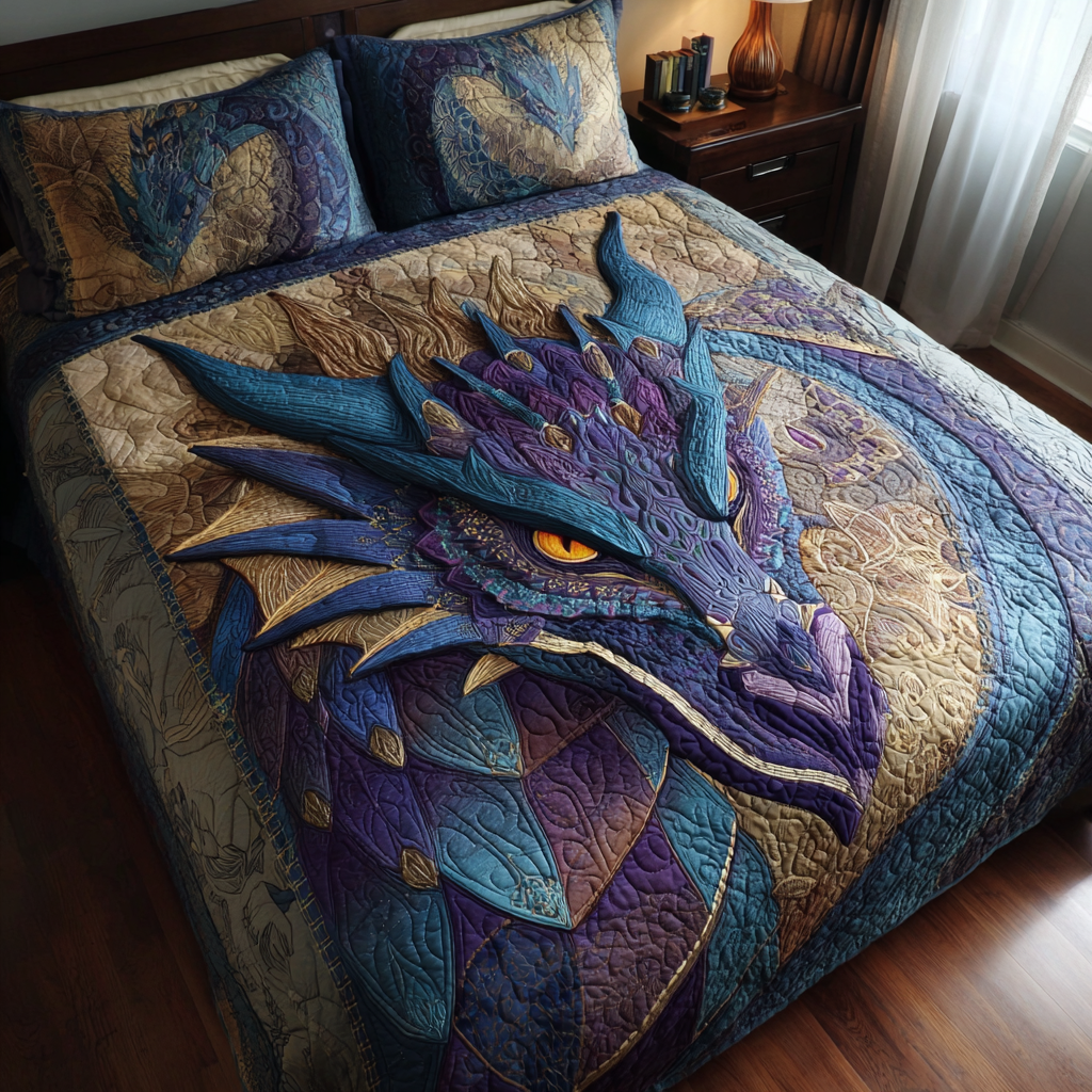 Dragon Spirit Quilted Bedding Set Duvet Cover Bed Sheet Set Dragon Gifts For Son Dragon Spirit Quilted Bedding Set Duvet Cover Bed Sheet Set Dragon Gifts For Son